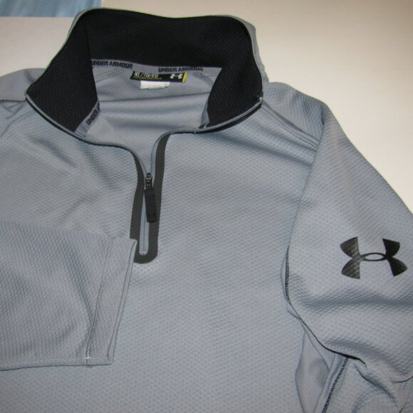 Under Armour 1/4  Long Sleeve Pullover Running Mens XL Loose Gray - Picture 5 of 9
